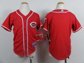 Reds Blank Red Cool Base Stitched Youth Baseball Jersey$20.99