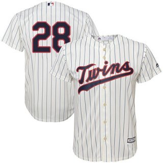 Twins #28 Bert Blyleven Cream Strip Cool Base Stitched Youth Baseball Jersey