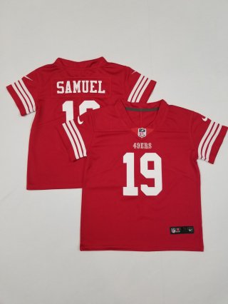 Toddler San Francisco 49ers #19 Deebo Samuel Limited Red Vapor Stitched Jersey