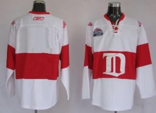 Detroit Red Wings Mens Customized White Winter Classic Jersey