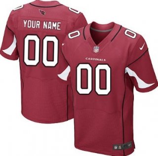 Men's Nike Arizona Cardinals Customized Red Elite Jersey