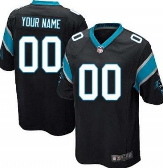 Men's Nike Carolina Panthers Customized Black Limited Jersey