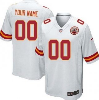 Kids' Nike Kansas City Chiefs Customized White Game Jersey