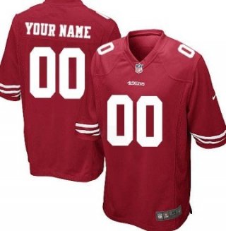 Kids' Nike San Francisco 49ers Customized Red Game Jersey