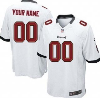 Kids' Nike Tampa Bay Buccaneers Customized White Game Jersey