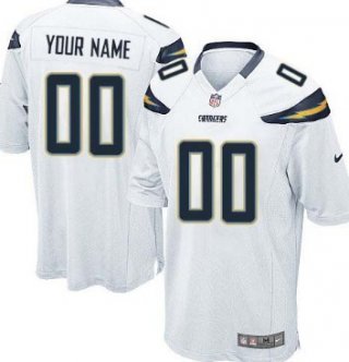 Men's Nike San Diego Chargers Customized White Limited Jersey