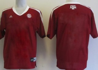 Men's Texas A&M Aggies Customized Red Jersey