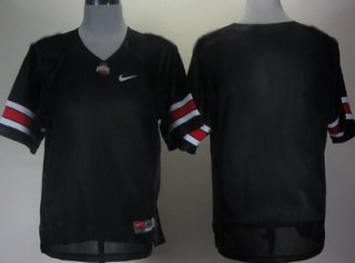 Men's Ohio State Buckeyes Customized Black Jersey