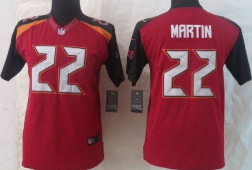 Nike Tampa Bay Buccaneers #22 Doug Martin 2014 Red Limited Kids Jersey