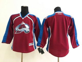 Colorado Avalanche Blank Red Kids Jersey