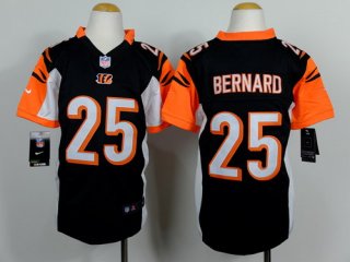 Nike Cincinnati Bengals #25 Giovani Bernard Black Game Kids Jersey