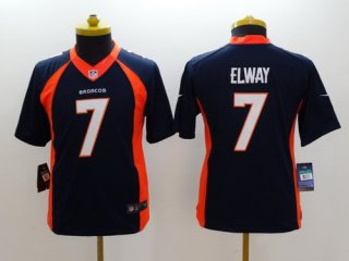 Nike Denver Broncos #7 John Elway 2013 Blue Limited Kids Jersey