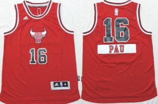 Chicago Bulls #16 Pau Gasol 2014 Christmas Day Red Kids Jersey