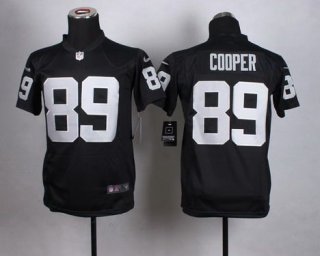 Youth Oakland Raiders #89 Amari Cooper Nike Black Game Jersey