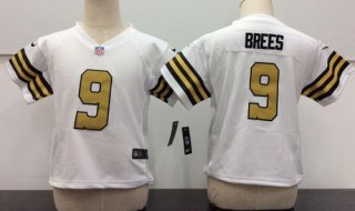 Toddler New Orleans Saints #9 Drew Brees White 2016 Color Rush Stitched NFL Nike Jersey