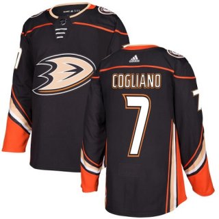 Adidas Ducks #7 Andrew Cogliano Black Home Authentic Youth Stitched NHL Jersey