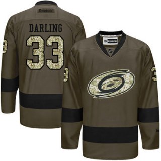 Adidas Hurricanes #33 Scott Darling Green Salute to Service Stitched Youth NHL Jersey