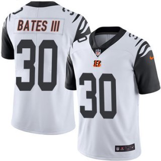 Nike Bengals #30 Jessie Bates III White Youth Stitched NFL Limited Rush Jersey