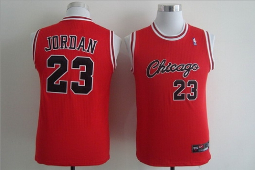 Chicago Bulls #23 Michael Jordan 1984-1985 Rookie Red Kids Jersey