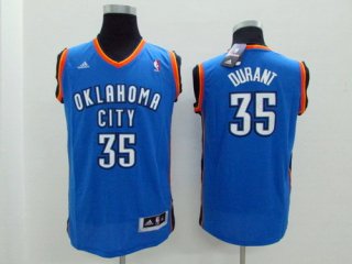 Oklahoma City Thunder #35 Kevin Durant Blue Kids Jersey