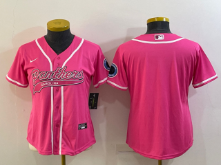 Women's Arizona Cardinals Blank Pink With Patch Cool Base Stitched Baseball Jersey