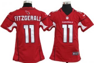 Nike Arizona Cardinals #11 Larry Fitzgerald Red Game Kids Jersey