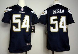 Nike San Diego Chargers #54 Melvin Ingram Navy Blue Game Kids Jersey