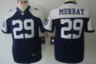 Nike Dallas Cowboys #29 DeMarco Murray Blue Thanksgiving Limited Kids Jersey
