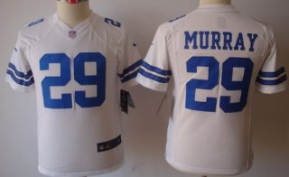 Nike Dallas Cowboys #29 DeMarco Murray White Limited Kids Jersey