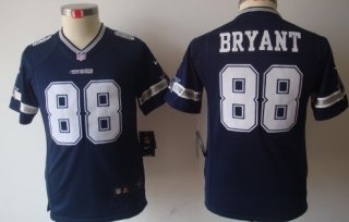 Nike Dallas Cowboys #88 Dez Bryant Blue Limited Kids Jersey