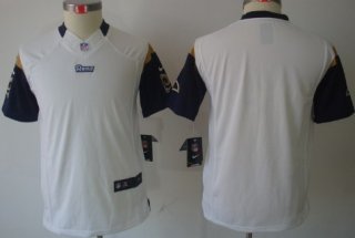 Nike St. Louis Rams Blank White Limited Kids Jersey