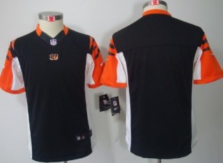 Nike Cincinnati Bengals Blank Black Limited Kids Jersey