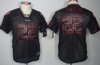 Nike Tampa Bay Buccaneers #22 Doug Martin Lights Out Black Kids Jersey