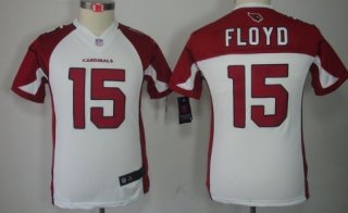 Nike Arizona Cardinals #15 Michael Floyd White Limited Kids Jersey