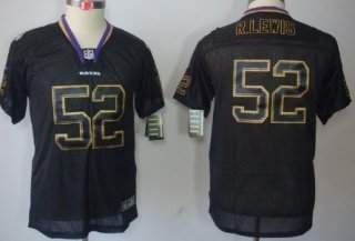 Nike Baltimore Ravens #52 Ray Lewis Lights Out Black Kids Jersey