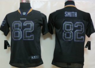 Nike Dallas Cowboys #82 Jason Witten Lights Out Black Kids Jersey