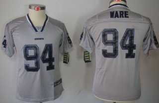Nike Dallas Cowboys #94 DeMarcus Ware Lights Out Black Kids Jersey