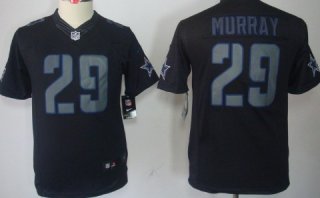 Nike Dallas Cowboys #29 DeMarco Murray Black Impact Limited Kids Jersey