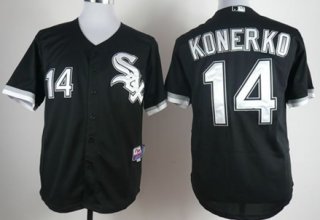 Chicago White Sox #14 Paul Konerko Black Kids Jersey