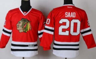 Chicago Blackhawks #20 Brandon Saad Red Kids Jersey