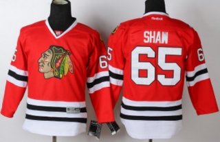 Chicago Blackhawks #65 Andrew Shaw Red Kids Jersey