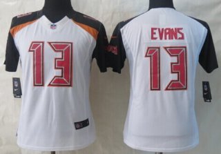 Nike Tampa Bay Buccaneers #13 Mike Evans 2014 White Limited Womens Jersey