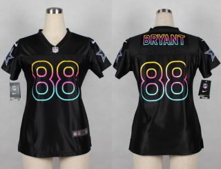 Nike Dallas Cowboys #88 Dez Bryant Pro Line Black Fashion Womens Jersey