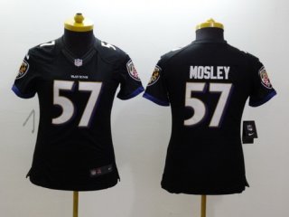 Nike Baltimore Ravens #57 C.J. Mosley 2013 Black Limited Womens Jersey
