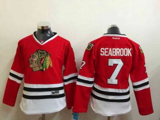 Women's Chicago Blackhawks #7 Brent Seabrook Red Jersey