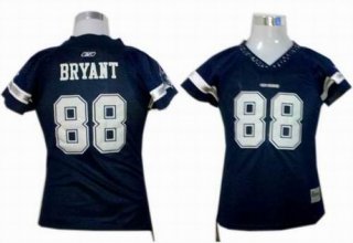 Dallas Cowboys #88 Bryant Blue Womens Field Flirt Fashion Jersey