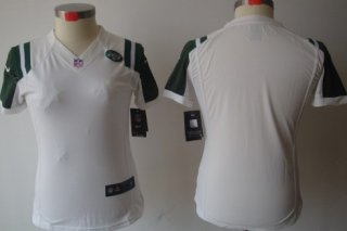 Nike New York Jets Blank White Limited Womens Jersey