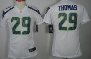 Nike Seattle Seahawks #29 Earl Thomas White Limited Womens Jersey