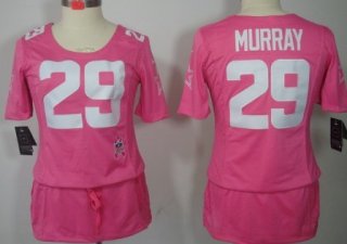 Nike Dallas Cowboys #29 DeMarco Murray Breast Cancer Awareness Pink Womens Jersey