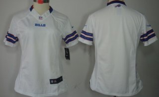 Nike Buffalo Bills Blank White Limited Womens Jersey
